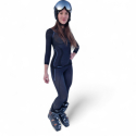 Жіночі термоштани BLIZZARD-Viva long pants, anthracite/light blue - thumbnail 3