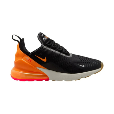 Чоловіче рекреаційне взуття NIKE-Air Max 270 black/total orange/bright crimson