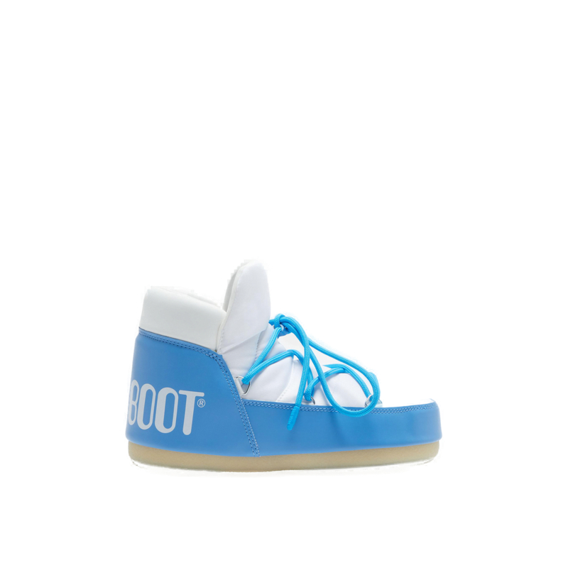 Жіночі зимові черевики на щиколотці MOON BOOT-PUMPS BI-COLOR, 002 alaskan blue/white