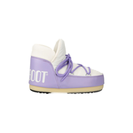 Жіночі зимові черевики на щиколотці MOON BOOT-PUMPS BI-COLOR, 001 lilac-white