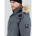 Чоловіча куртка FUNDANGO-Spirit Parka Jacket-745-grey heather - thumbnail 2
