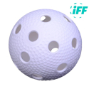 Флорбольний м'яч MPS-MATCH IFF - White - thumbnail 1