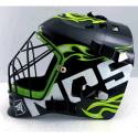 Флорбольна маска MPS-PRO FLAME - Black/Green - thumbnail 3