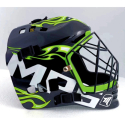 Флорбольна маска MPS-PRO FLAME - Black/Green - thumbnail 2