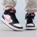Дитяче вихідне взуття для дівчаток NIKE-Court Borough Mid 2 black/sunset pulse/white - thumbnail 9
