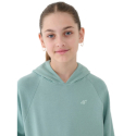 Дівочий худі з капюшоном 4F JUNIOR-SWEATSHIRT F1478-47S-MINT - thumbnail 2
