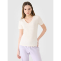 Жіноча футболка з коротким рукавом 4F-TSHIRT F1990-11S-OFF WHITE - thumbnail 2