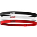 Пов'язка на голову NIKE-ELASTIC HAIRBANDS 3PK BK/WH/UR - thumbnail 1