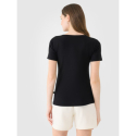 Жіноча футболка з коротким рукавом 4F-TSHIRT F1990-20S-DEEP BLACK - thumbnail 3