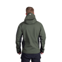 Чоловіча туристична софтшелл куртка NORTHFINDER-BRIO-550blackdarkgreen - thumbnail 3