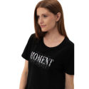 Жіноча футболка з коротким рукавом VOLCANO-MOMENTS-700-BLACK - thumbnail 1