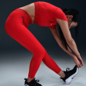 Жіночі легінси NIKE PRO-W NP DF MR 7/8 TIGHT TT GRX-657-Red - thumbnail 4