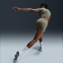 Жіночі тренувальні шорти NIKE PRO-W NP DF MR 3IN SHORT TT GRX-320-Khaki - thumbnail 10