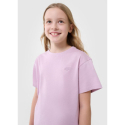 Дівчаче футболка з коротким рукавом 4F JUNIOR-TSHIRT F2326-56S-LIGHT PINK - thumbnail 2