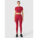 Жіночі легінси 4F-TIGHTS FNK F389-RAW24TFTIF389-60S-BURGUNDY - thumbnail 3