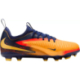 Хлопчачі футбольні бутси для активного відпочинку NIKE-Phantom 6 Low Academy Erling Haaland Jr FG/MG laser orange/lemon venom/bl