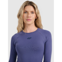 Жіноча термоблузка з довгим рукавом 4F-SEAMLESS UNDERWEAR F220-WAW25USEAF220-32S-DENIM - thumbnail 2