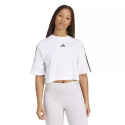 Жіноча футболка з коротким рукавом ADIDAS-W 3S SJ TLR T WHITE/BLACK - thumbnail 1