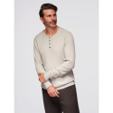 Чоловічий светр OMBRE-Sweater OM-SWSW-0183 V-3ight grey - thumbnail 3