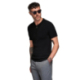 Чоловіча поло футболка з коротким рукавом OMBRE-T-shirt OM-POSS-0158 V-2 black