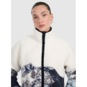 Жіноча флісова кофтина на блискавці 4F-FLEECE U351-WAW25TFLEU351-90A-MULTICOLOUR ALLOVER - thumbnail 2