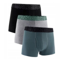 Чоловічі боксери UNDER ARMOUR-3 PACK-M UA Perf Cotton 3in - 3pk - thumbnail 1