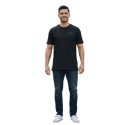 Чоловіча тренувальна футболка з коротким рукавом UNDER ARMOUR-SPORTSTYLE LEFT CHEST SS-BLK - thumbnail 1