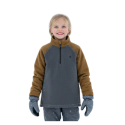 Дитяча флісова кофтина COLOR KIDS-Fleece Stretch - Colorblock-7842-Stormy Weather - thumbnail 1