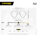 Дайвінг-маска CRESSI-FIJI MASK BLACK/BLUE - thumbnail 5