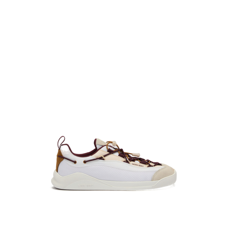 Прогулянкове взуття MOON BOOT-MB MOONLIGHT NYLON, AD02 WHITE/BURGUNDY