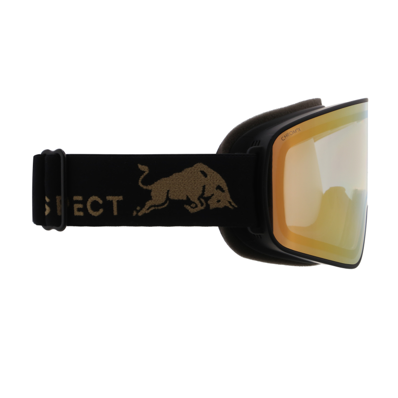 Лижні окуляри RED BULL SPECT-RUSH-21GOX, matt black/brown with gold mirror, CAT 1-3