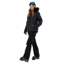 Жіноча лижна куртка FUNDANGO-Elyra Fur Padded Jacket-905- black embossed - thumbnail 4