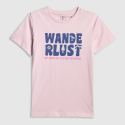 Дівчаче футболка з коротким рукавом 4F JUNIOR-TSHIRT F2884-56S-LIGHT PINK - thumbnail 4
