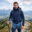 Чоловіча туристична софтшелл куртка з капюшоном NORTHFINDER-AMBROSE-387blueblue - thumbnail 4