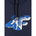 Чоловіча толстовка з капюшоном 4F-SWEATSHIRT M2241-31S-NAVY - thumbnail 4
