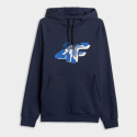 Чоловіча толстовка з капюшоном 4F-SWEATSHIRT M2241-31S-NAVY - thumbnail 3