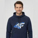 Чоловіча толстовка з капюшоном 4F-SWEATSHIRT M2241-31S-NAVY - thumbnail 2
