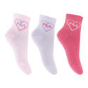 Дитячі шкарпетки для дівчаток FILA-3PACK-JUNIOR GIRL INVISIBLE SOCKS - thumbnail 1
