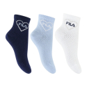 Дитячі шкарпетки для дівчаток FILA-3PACK-JUNIOR GIRL INVISIBLE SOCKS - thumbnail 1