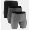 Чоловічі боксери UNDER ARMOUR-3 PACK-UA PERFORMANCE TECH - SOLID 9 inch-GRY - thumbnail 2