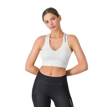 Жіночий велосипедний майка без рукавів CASTELLI-Crop Top Comfort Travel