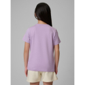 Дівчаче футболка з коротким рукавом 4F JUNIOR-TSHIRT F2939-52S-LIGHT VIOLET - thumbnail 4