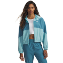 Жіноча тренувальна куртка UNDER ARMOUR-UA Rival Woven Jkt HD-BLU - thumbnail 1