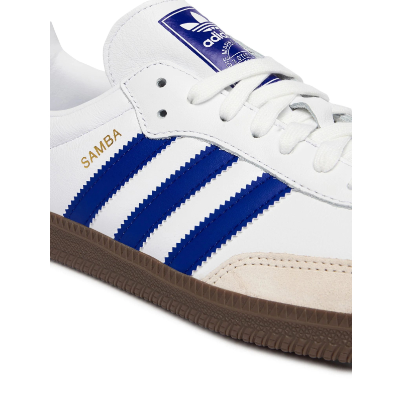 Чоловіче прогулянкове взуття ADIDAS ORIGINALS-Samba OG M cloud white/lucid blue/gum 5 Чоловіче прогулянкове взуття ADIDAS ORIGINALS-Samba OG M cloud white/lucid blue/gum 5 -