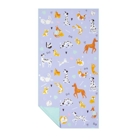 Дитячий рушник SPOKEY-KIDDY Quick-drying Sports Towel, 80 x 160 cm, dogs
