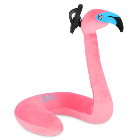 Подушка SPOKEY-SERPENTE Kids Travel Pillow, Flamingo-shaped with Phone Holder