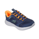Хлопчача рекреаційне взуття SKECHERS-Go Run 400 V2 Slip-Ins K navy/orange - thumbnail 1
