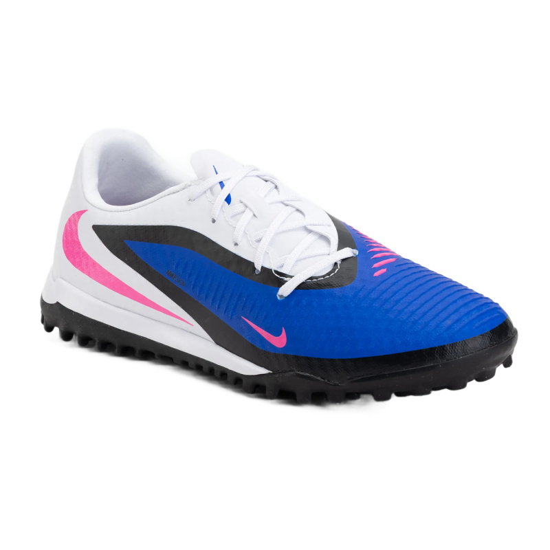 Чоловічі футбольні бутси турфи NIKE-Phantom 6 Low Academy M TF racer blue/pink blast/white