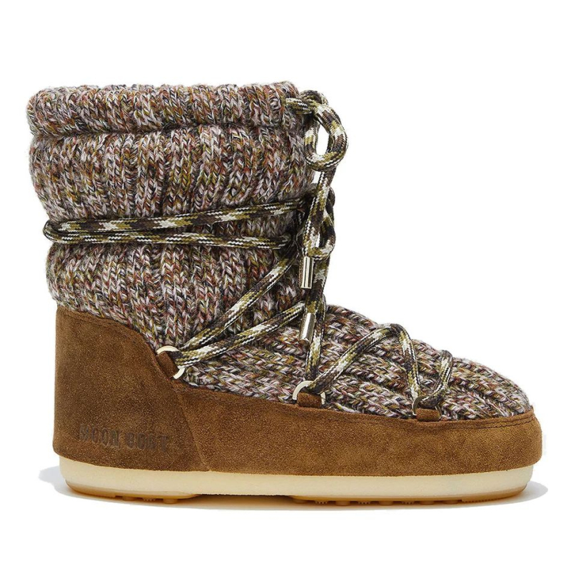 Жіночі низькі зимові черевики MOON BOOT-LIGHT LOW WOOL, 001 sigaro