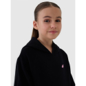 Дівочий худі з капюшоном 4F JUNIOR-SWEATSHIRT F1478-20S-DEEP BLACK - thumbnail 5